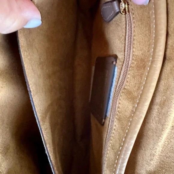 Coach Tan and Cream Crossbody Bag - Picture 8 of 13